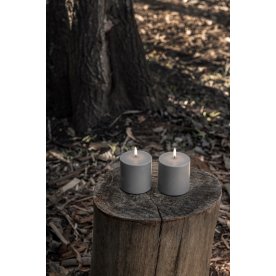 UYUNI Outdoor 2 LED Lys H7,8cm, m/remote, sandsten