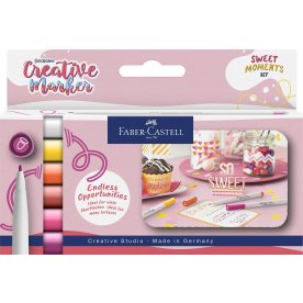 Faber-Castell Gofa Marker, Sweet Moments, 6 farver