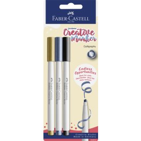 Faber-Castell Gofa Marker, Calligraphy, 3 farver