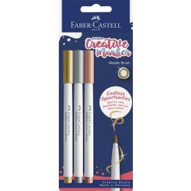 Faber-Castell Gofa Marker, Brush, 3 farver