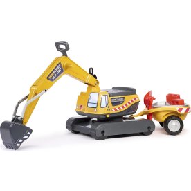 FALK Super Builder gravemaskine m/vogn, gul