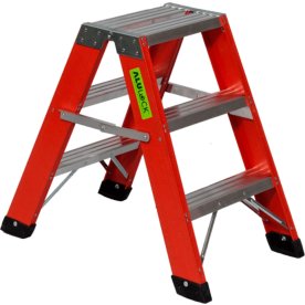 Arbejdsbuk i glasfiber 2x3 trin