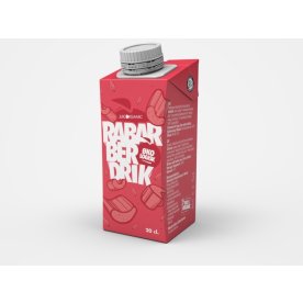 JuicOrganic Økologisk Rabarberdrik, 20 cl