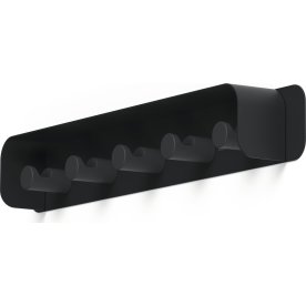 Durable Knagerække m. 5 knager DURASTORE®, sort