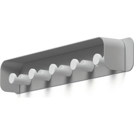 Durable Knagerække m. 5 knager DURASTORE®, grå