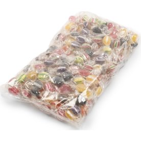 Blandede Bolcher i klar folie, 1 kg