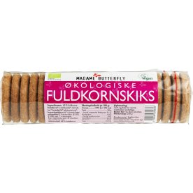 Madame Butterfly Øko Fuldkornskiks, 250 g