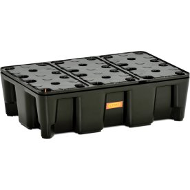 Opsamlingskar med PE rist, PE, 28L, 60x40x18 cm.