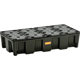 Opsamlingskar med PE rist, PE, 35L, 80x40x18 cm.