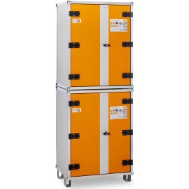 Batteriopbevaringsskab 230V m/fødder, 66x80x213 cm
