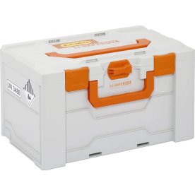 Batteri transportkasse brandsikker, 50x30x28 cm.