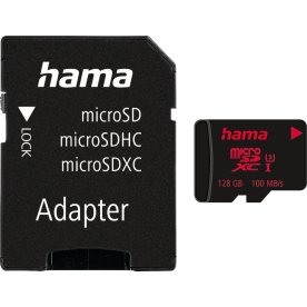 HAMA Hukommelseskort Micro SDXC 128 GB U3 UI V30