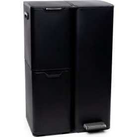 Baltic Affaldsstation 13+17+30 L, Softclose, Sort