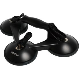 BIHUI glasløfter, alu, 3 x Ø125 mm. sugekopper