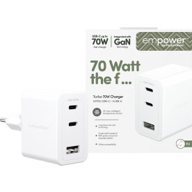 EMPOWER Adaptor - 70W 2x USB-C+USB-A EU