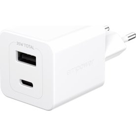 EMPOWER Turbo Adaptor - 35W USB-C + USB-A EU