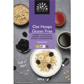 Urtekram Øko Oat Hoops, 300 g