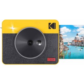 Kodak Mini Shot 3 Retro Instant kamera, gul