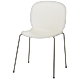 RBM Noor matsalsstol off-white/silvermetallic