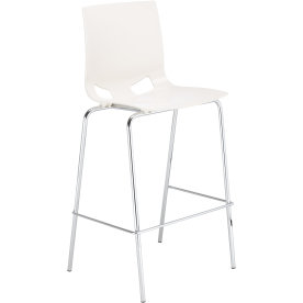 Fondo barstol off-white/krom