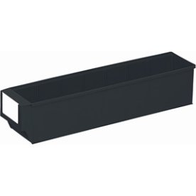 Systembox 3, (DxBxH) 400x91x81, mörkgrå
