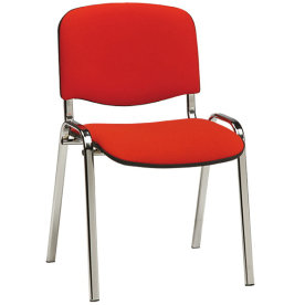Casa konferensstol stoppad, röd