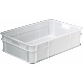 Lagerback, 27 liter, vit, (LxBxH) 600x400x145 mm