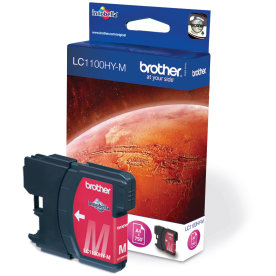 Brother LC1100HYM bläckpatron, magenta, 700 s