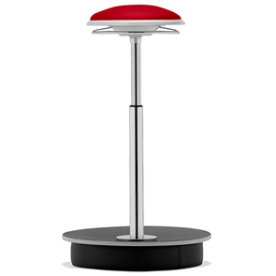 Sitness Deluxe ergo-stol, röd