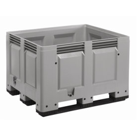 Big Box, 670 liter, medar, grå, 120x100x76 cm