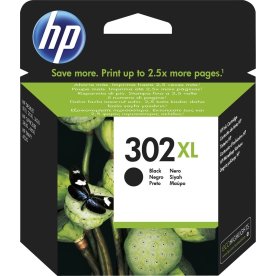Bläckpatron HP 302XL F6U68AE Svart 480 s