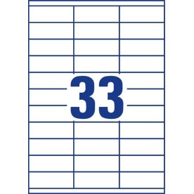Budget Multietikett, 70 x 25,4 mm