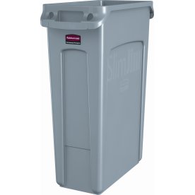 Soptunna Rubbermaid Slim Jim 87 liter Grå