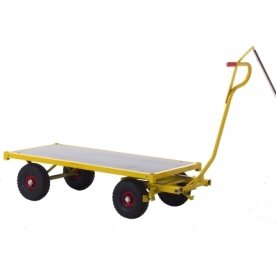 Ravendo transportvagn, 1500x700x370, låg, luftgumm