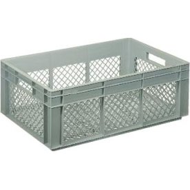 Lagerback, perforerad, 42 liter, (LxBxH) 60x40x22 