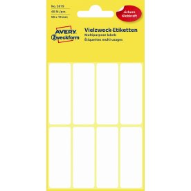 Avery 3079 etiketter för handskrift, 50x19 mm, 48 