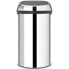 Brabantia Touch Bin 60 L, brilliant steel