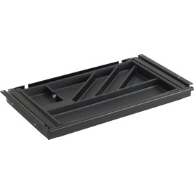 Slim Tray liten utdragbar låda i svart