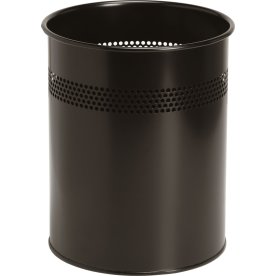 Twin Metal Papperskorg 15 liter, svart