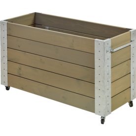 Plus Cubic Blomlåda 120x50x70 cm, Gråbrun