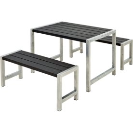 Plus Café plankset, L. 127 cm, Svart