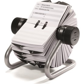Durable Telindex adresskartotek, silver