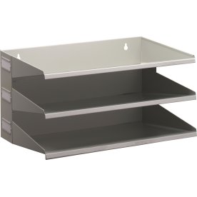 Durable sorteringsfack, 3-delat, grå
