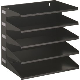 Durable sorteringsfack, 5-delat, svart