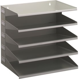 Durable sorteringsfack, 5-delat, grå