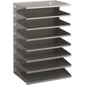 Durable sorteringsfack, 8-delat, grå