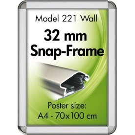 Aluminium snäppram, A1, Silver