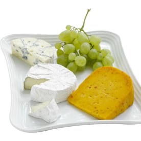 Steel Function Serveringsfat, Porslin, vit, 34x27