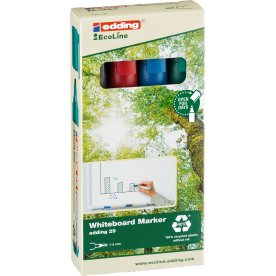 Whiteboardpenna Edding 29 Ecoline 4 färger