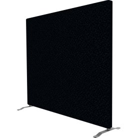 Enkel skärmvägg H155xB 180 cm svart